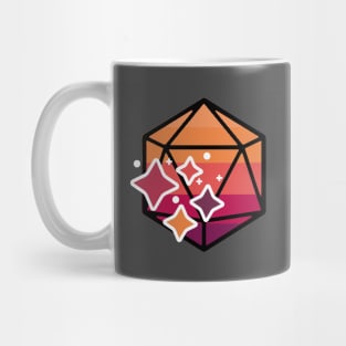 Retro Sparkle D20 Mug